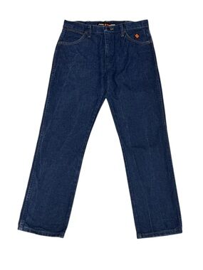 Wrangler Original FR Flame Resistant #10FR13MWZ Blue Denim Mens Jeans Size 32x30